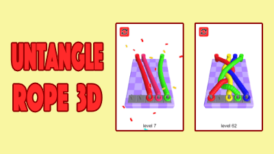 แก้ให้หายยุ่งเชือก 3D